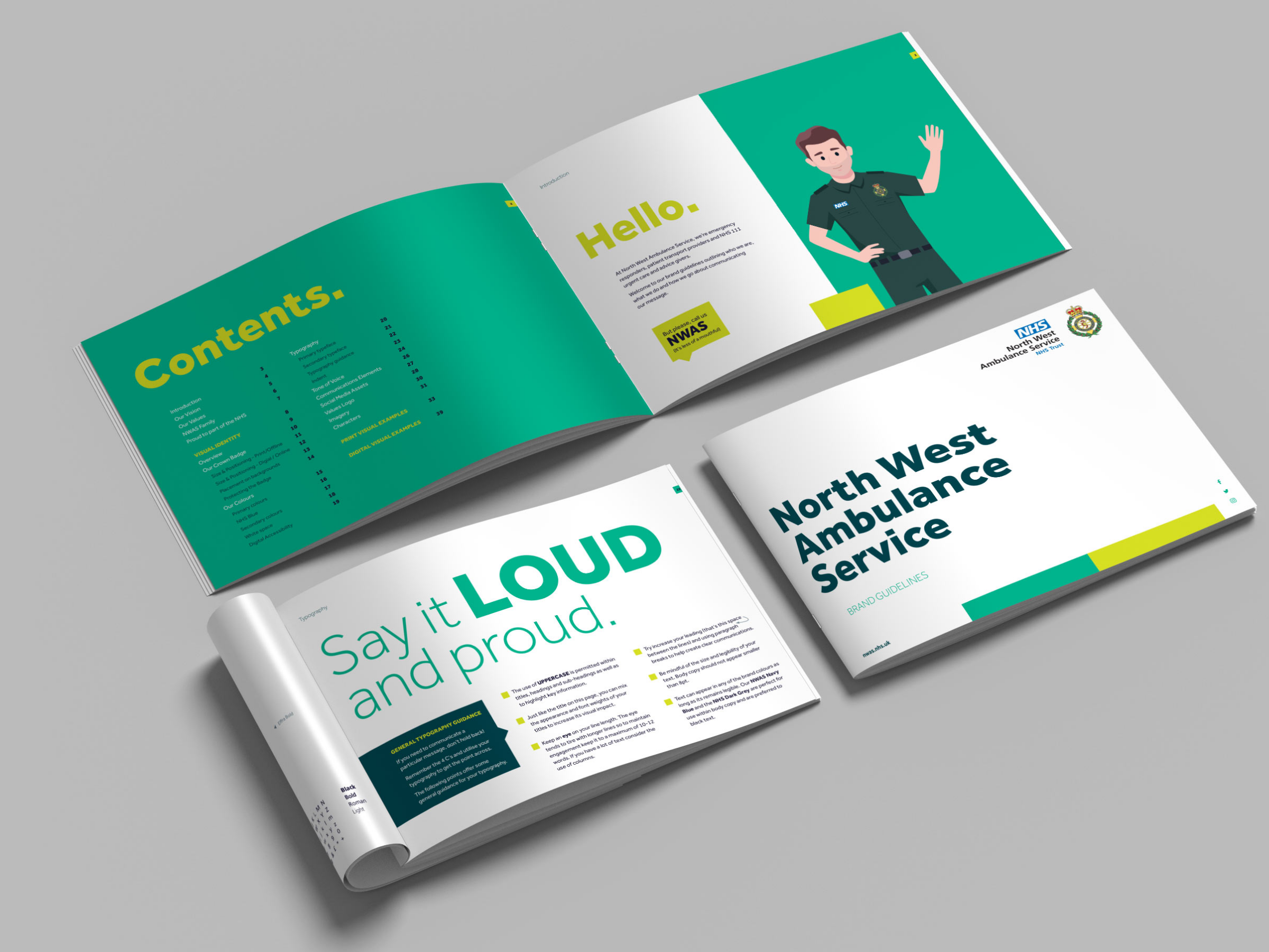 North West Ambulance Service brochure design