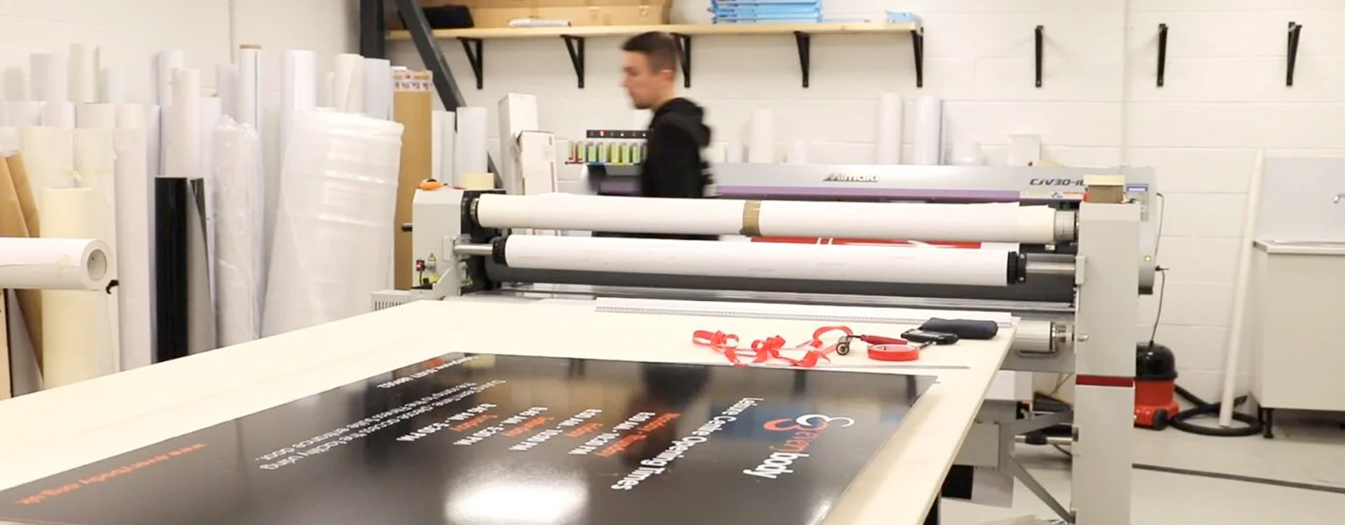 Wide format print department