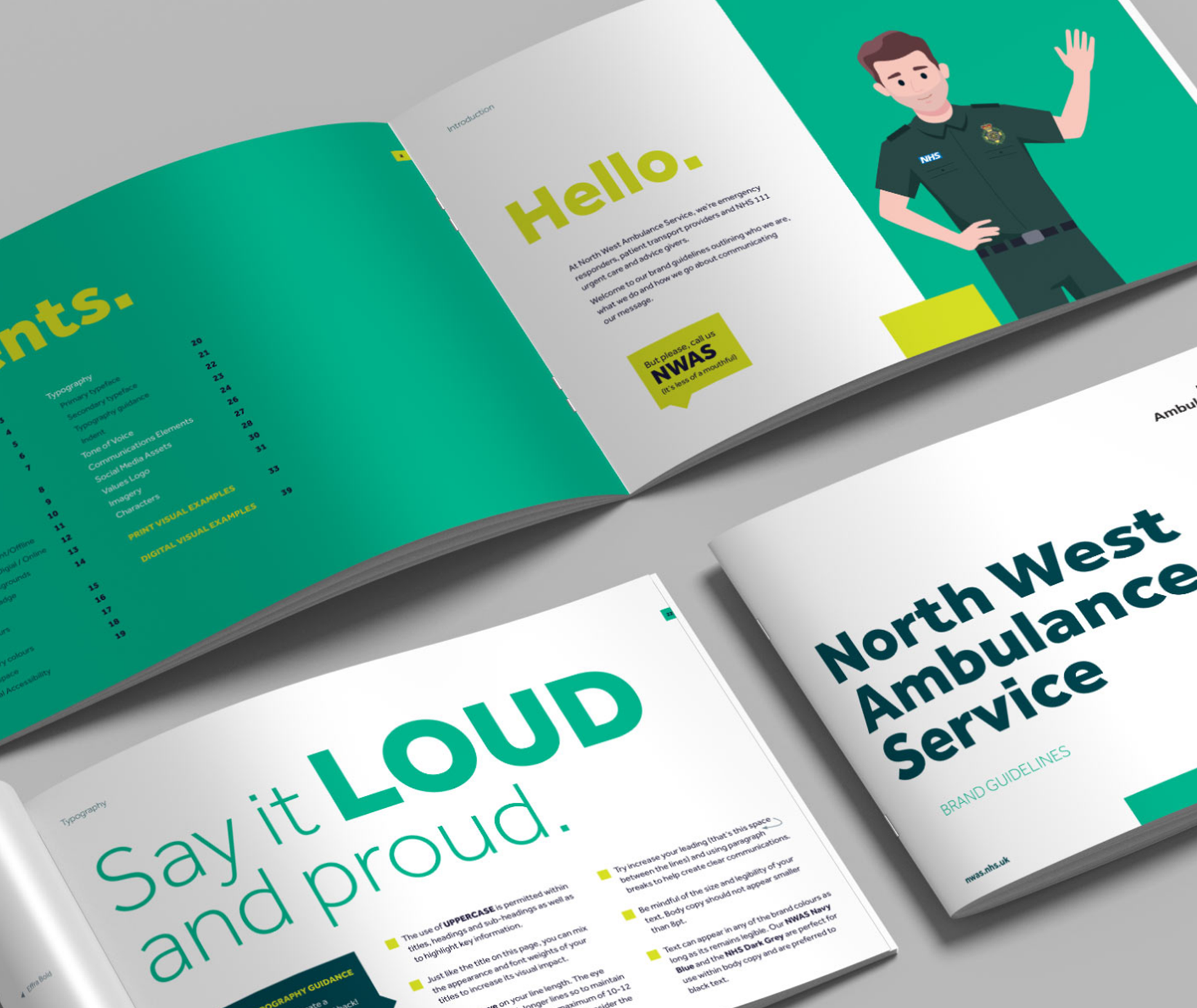 North West Ambulance Service Brochure Design